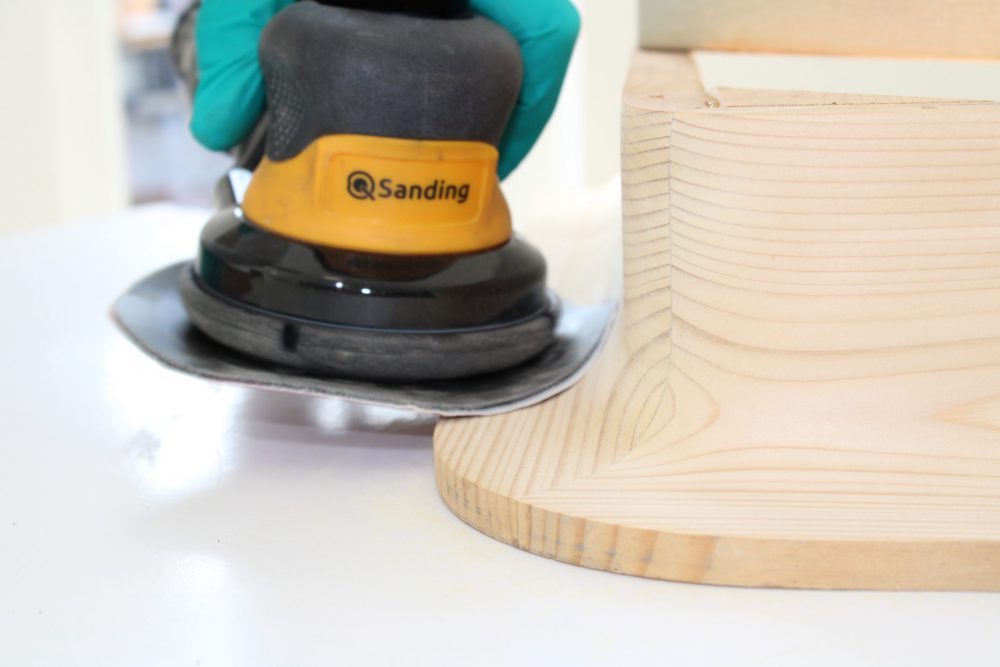 Sanding curved surfaces by machine! Q Sanding System